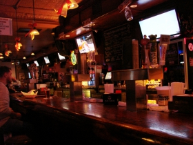 The bar at Steny's