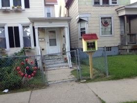 This Little Free Library is located in Walker's Point on W. Scott St.