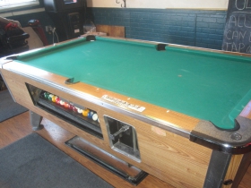Pool table at Ollie's