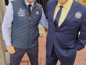 Ald. Peter Burgelis and Common Council President José G. Pérez