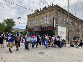 2022 Pride Parade - Badger Pets and Handlers