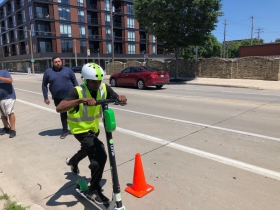 Lime Scooter Demonstration