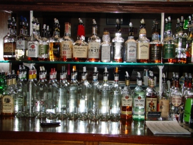 The Liquor selection.