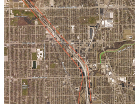 Milwaukee County 30th Street Corridor Trail Map