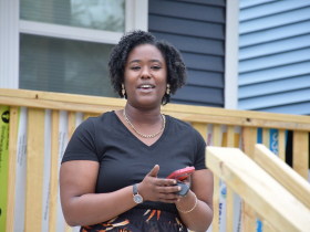 Shatorya Jones at 2026 NextGen Homes Bus Tour