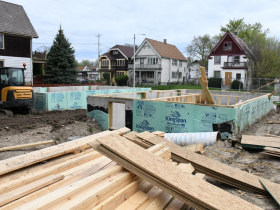 Foundation for 2647-2649 N. 35th St. 