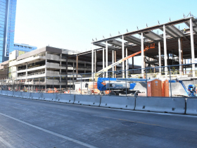 Connection to Parking Structure