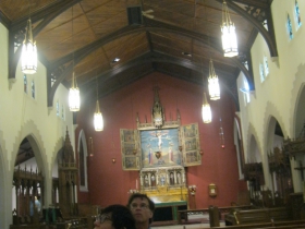Interior at Cathedral Church of All Saints.