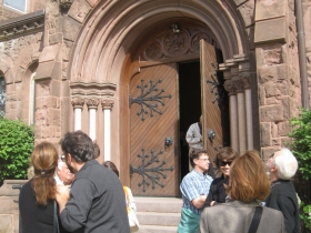 Entrance of St Paul's Episcopal Church.