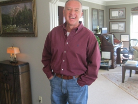 John McGivern in his Knickerbocker On The Lake residence. Photo by Rose Balistreri.