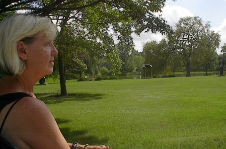 Wild Space Dancers amid greenery and steel