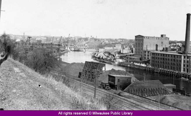 The Gallun Tannery Complex and the Milwaukee River
