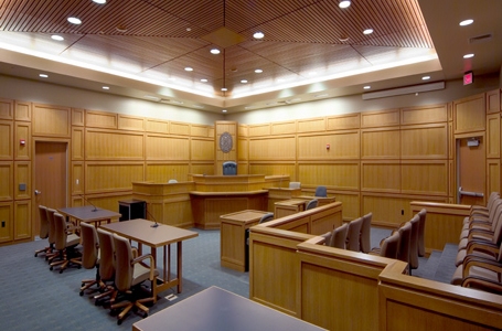 Dane County courtroom. Photo courtesy of Dane County