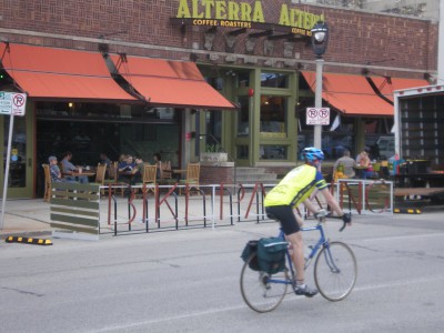 Alterra Opens Milwaukee’s First On-Street Bike Corral