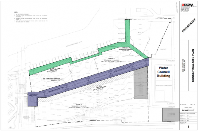 Reed Street Yards Site Plan