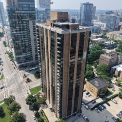 The Regency House condominium tower. Photo by Jeramey Jannene.