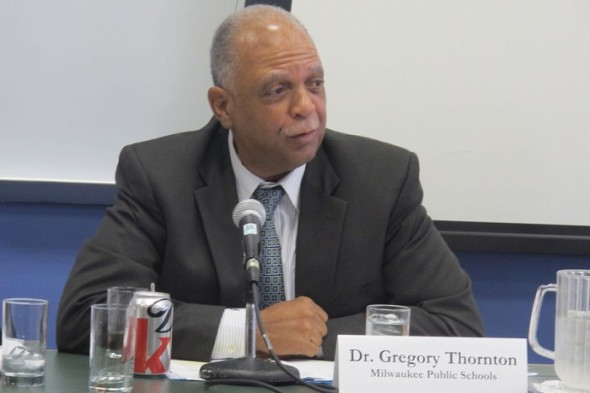 Dr. Gregory Thornton, superintendent of MPS, says he worries about students who don’t have the tools to succeed. (Photo by Edgar Mendez)