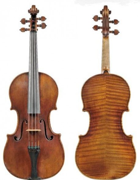 Lipinski Stradivarius. From Frank Almond Facebook page.
