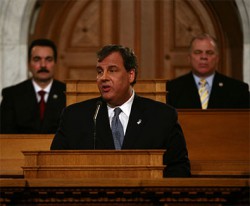 Gov . Chris Christie. Photo from the State of New Jersey.