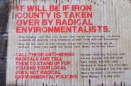 A photo of the Americans for Prosperity flyer sent to residents in Iron County, as published on the blog Woodsperson.