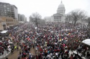 Wisconsin Capitol Protests. Photo by Patti Wenzel