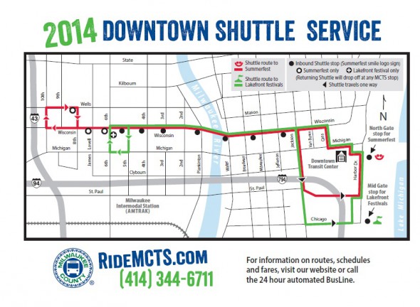 2014 Shuttle Route