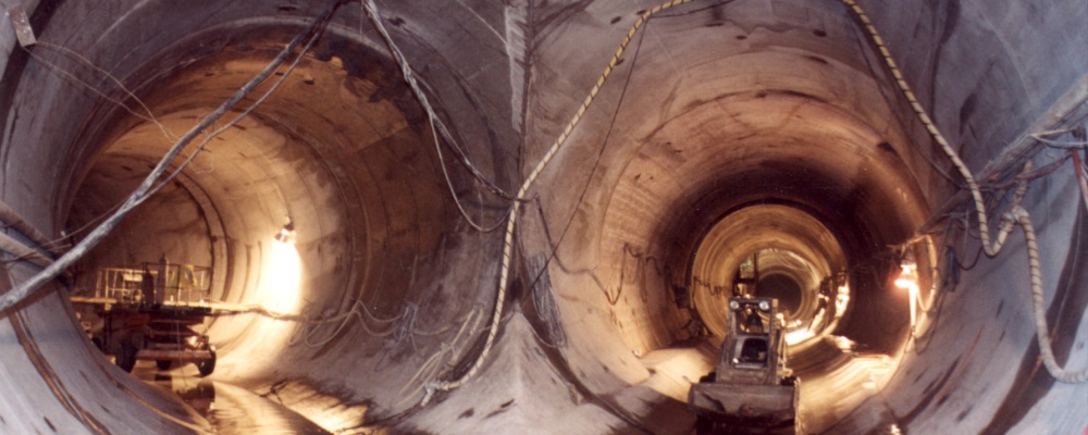 Inside the Deep Tunnel. Photo courtesy of MMSD.