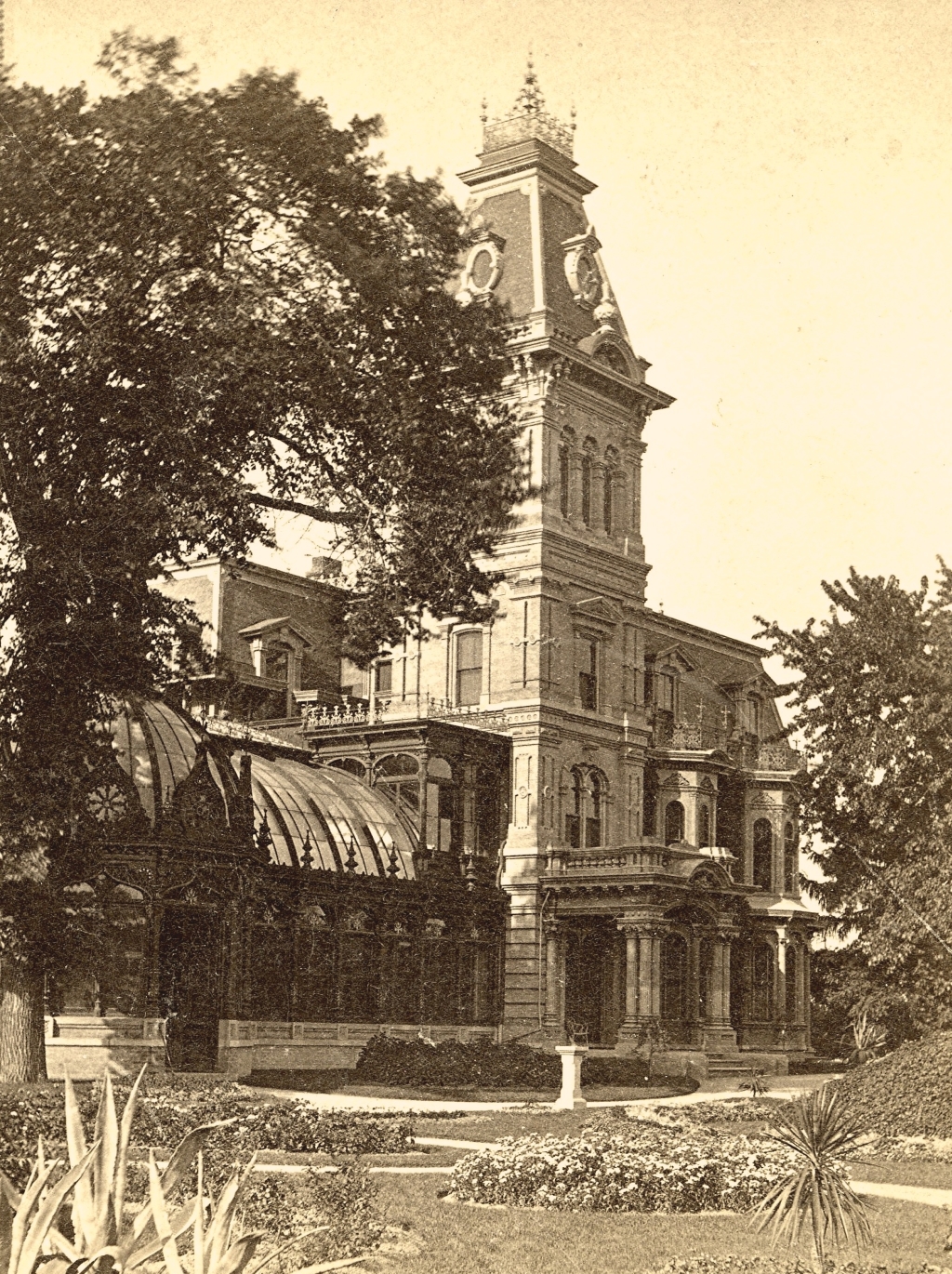 Alexander Mitchell’s Conservatory, 1880s
