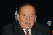 Billionaire Sheldon Adelson at a June 10, 2010, press conference in Hong Kong. Credit: Bectrigger / Wikipedia.