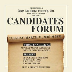 Candidate Forum Flyer