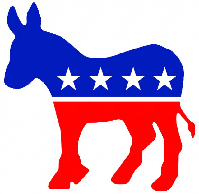 DemocraticLogo by Source. Licensed under Fair use via Wikipedia.