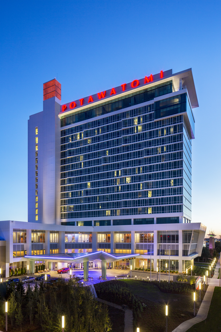 potawatomi hotel casinonorthern lights theater seating chart