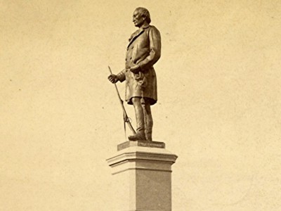 Yesterday’s Milwaukee: Solomon Juneau Statue, Late 1880s