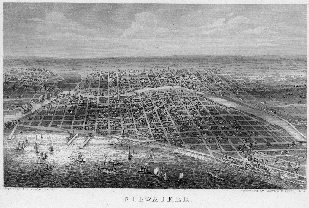 Milwaukee 1856. Image courtesy of Jeff Beutner.