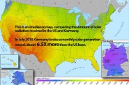 Irradiance Map from Grow Solar.