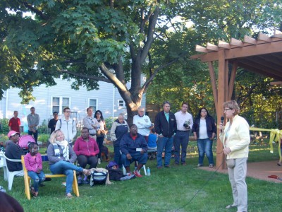 Martin Drive Residents Celebrate New Pavilion