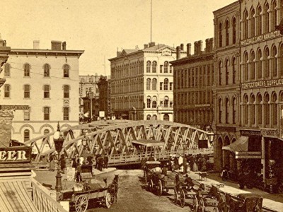 Yesterday’s Milwaukee: Wisconsin Avenue Bridge, About 1880