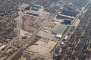 Aerial view of the 30th Street Corridor. Photo courtesy of the Redevelopment Authority City of Milwaukee.