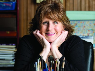 West Bend Calligrapher Debi Zeinert featured as August Artist in Residence at the CCC