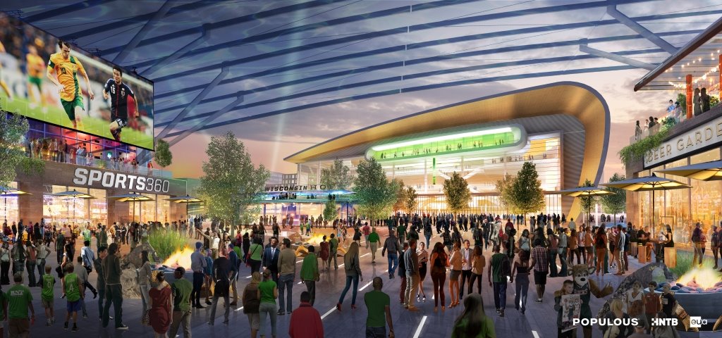 Supporters of a new Bucks arena look forward to a revitalized business and entertainment district around the facility. 