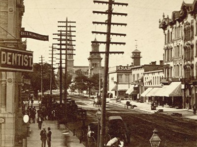 Yesterday’s Milwaukee: Broadway North of Wisconsin, 1879