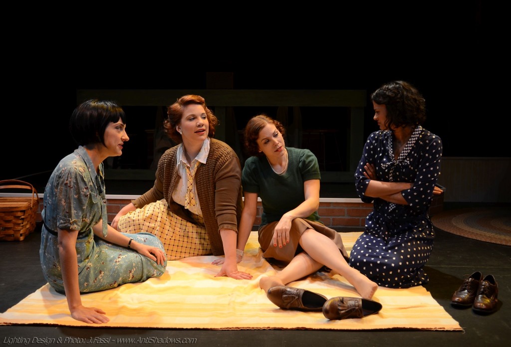 These Shining Lives: Libby Amato, Linnea Koeppel, Anna Figlesthaler, Jade Taylor. Photo by Jason Fassl.