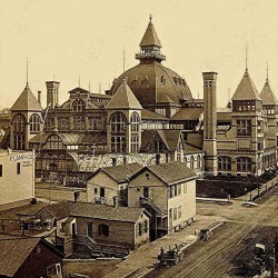 Milwaukee Industrial Exposition Building, 1880s. Image courtesy of Jeff Beutner.