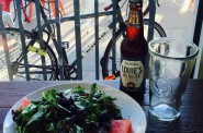 The Beerline Cafe Spring + Summer salad with Milwaukee Brewing Co Louie's Demise. Photo from Facebook.