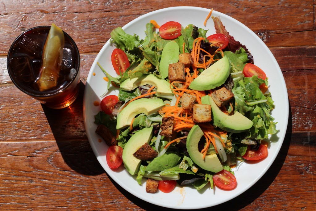 House salad at the Beerline Cafe. Photo by Thunder Tortoise.