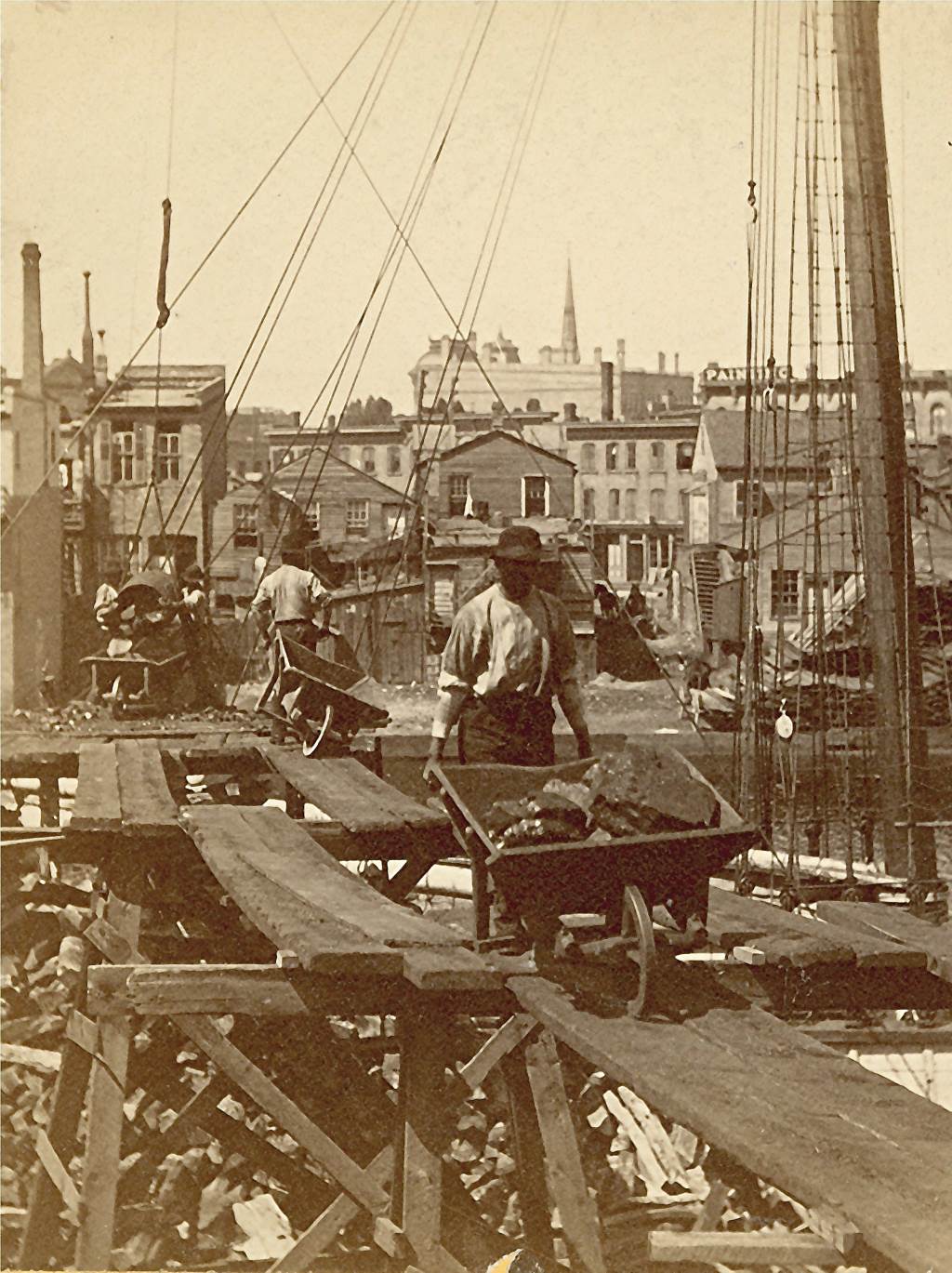 Loading Coal, 1885