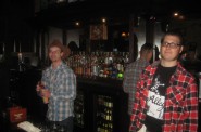 Working the bar at The Winchester. Photo by Michael Horne.