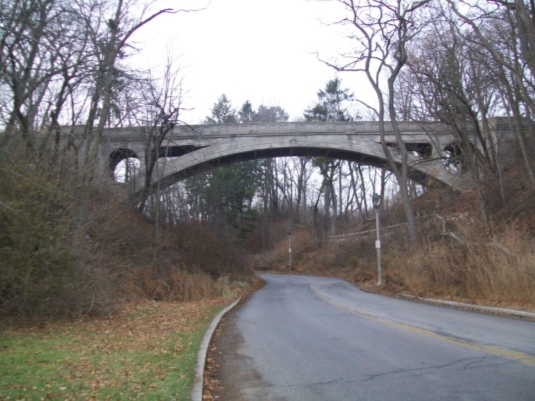 Lake Park Arch Bridge over Ravine Road