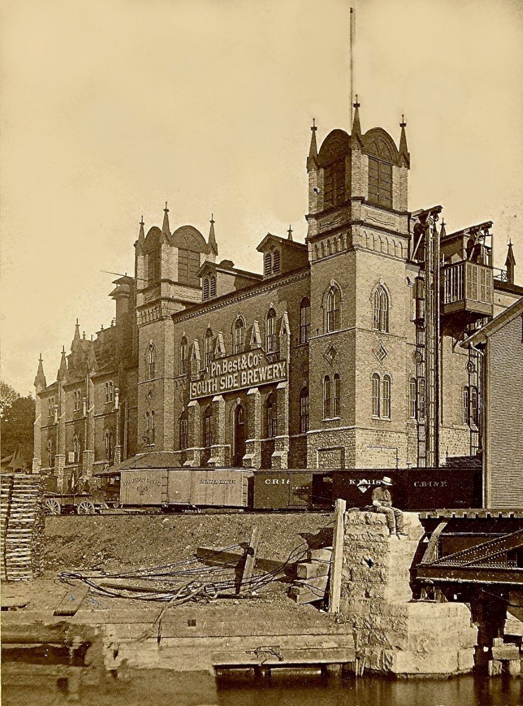 Philip Best & Co. Brewery, 1880. Image courtesy of Jeff Beutner.