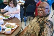 Joe Orr, 83, said he began participating in the meal program three years ago, after delivering county meals to the elderly for 16 years. Photo by Edgar Mendez.